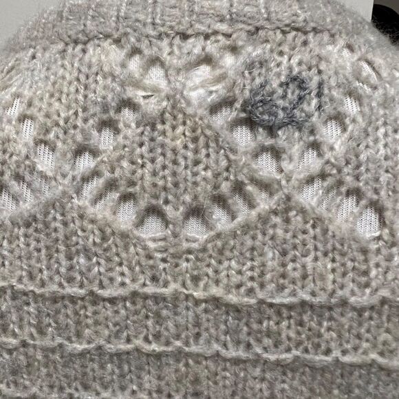 Odd Molly Women's Gray Knit Cardigan Sweater Size 3 - Picture 4 of 9